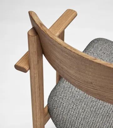 Pal käsinojallinen tuoli - Tammi luonnollinen öljy-Tornado V3576 - Stolab