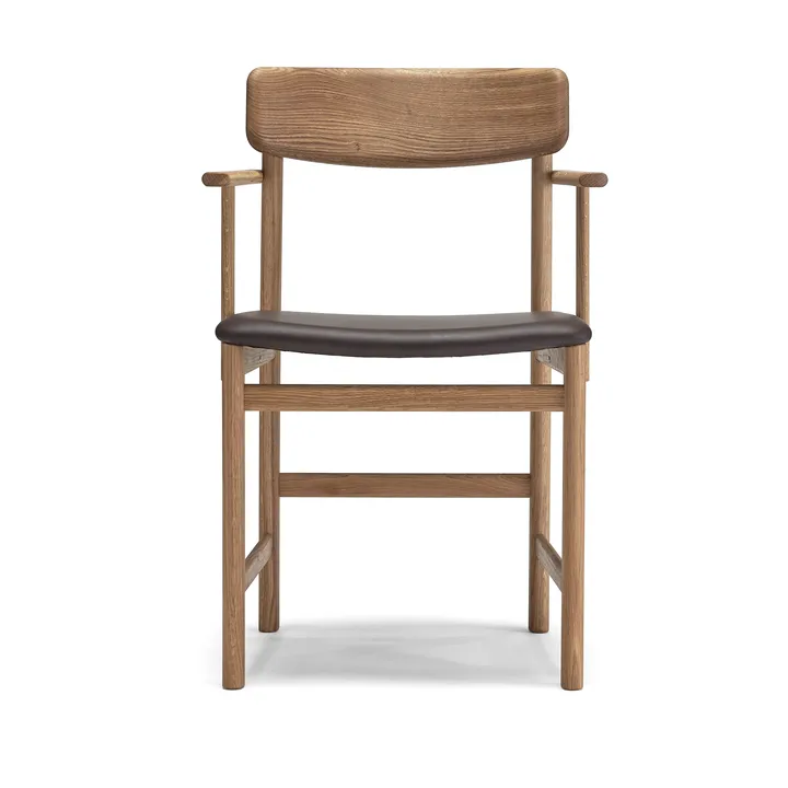 Pal käsinojallinen tuoli - Tammi luonnonöljy-Elmosoft 93129 - Stolab