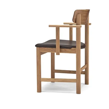 Pal käsinojallinen tuoli - Tammi luonnonöljy-Elmosoft 93129 - Stolab