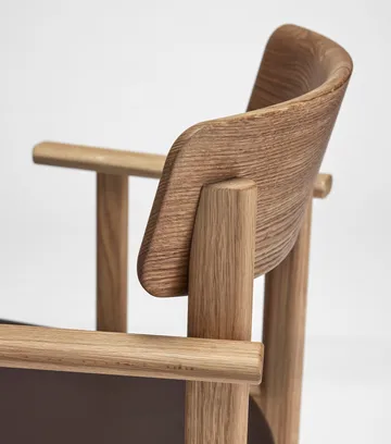 Pal käsinojallinen tuoli - Tammi luonnonöljy-Elmosoft 93129 - Stolab