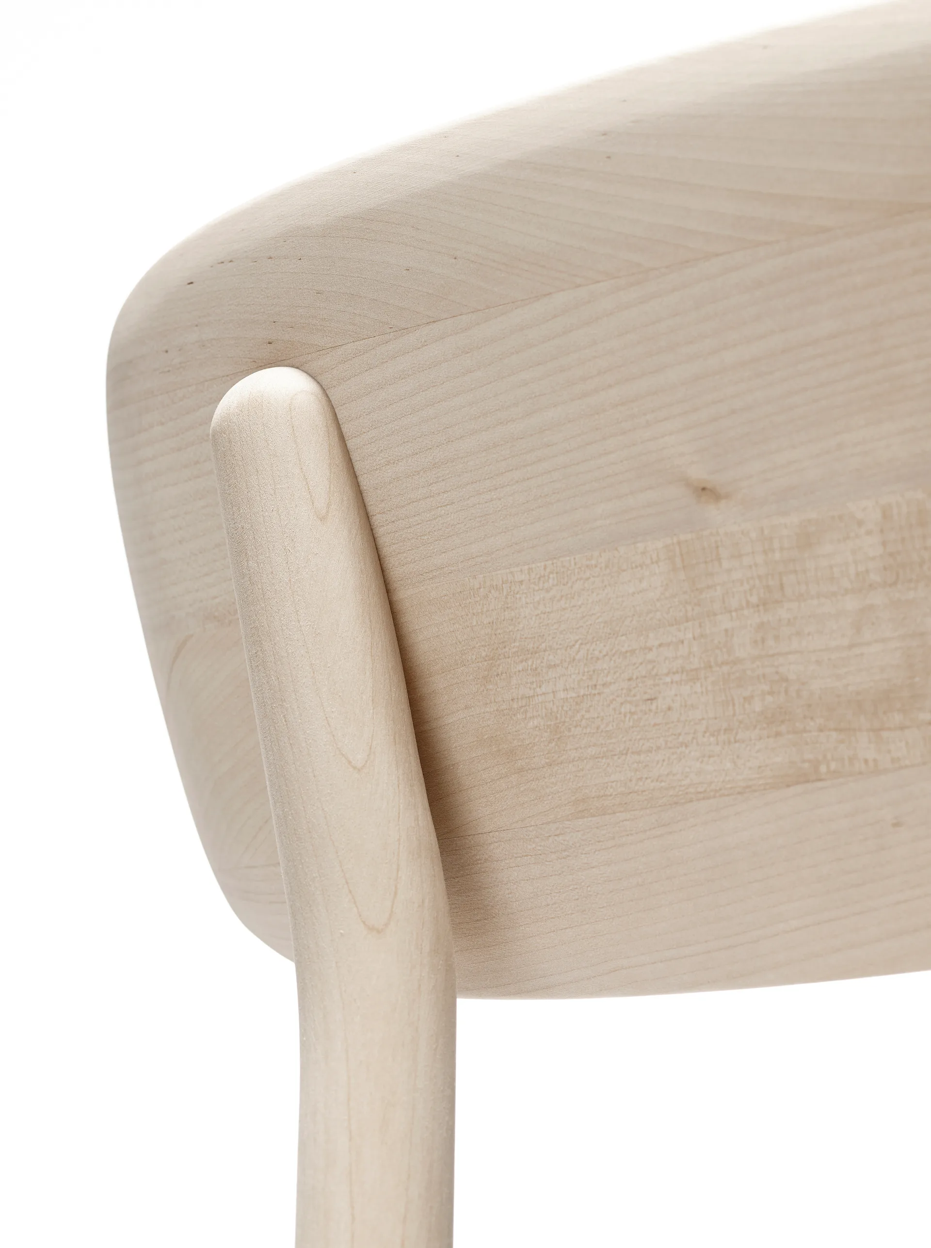 Prima Vista -tuoli koivu vaalea mattalakattu, Kangas hallingdal 65-130 harmaa Stolab