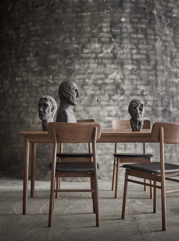 Prima Vista -tuoli tammea - Smoked oak-black leather - Stolab