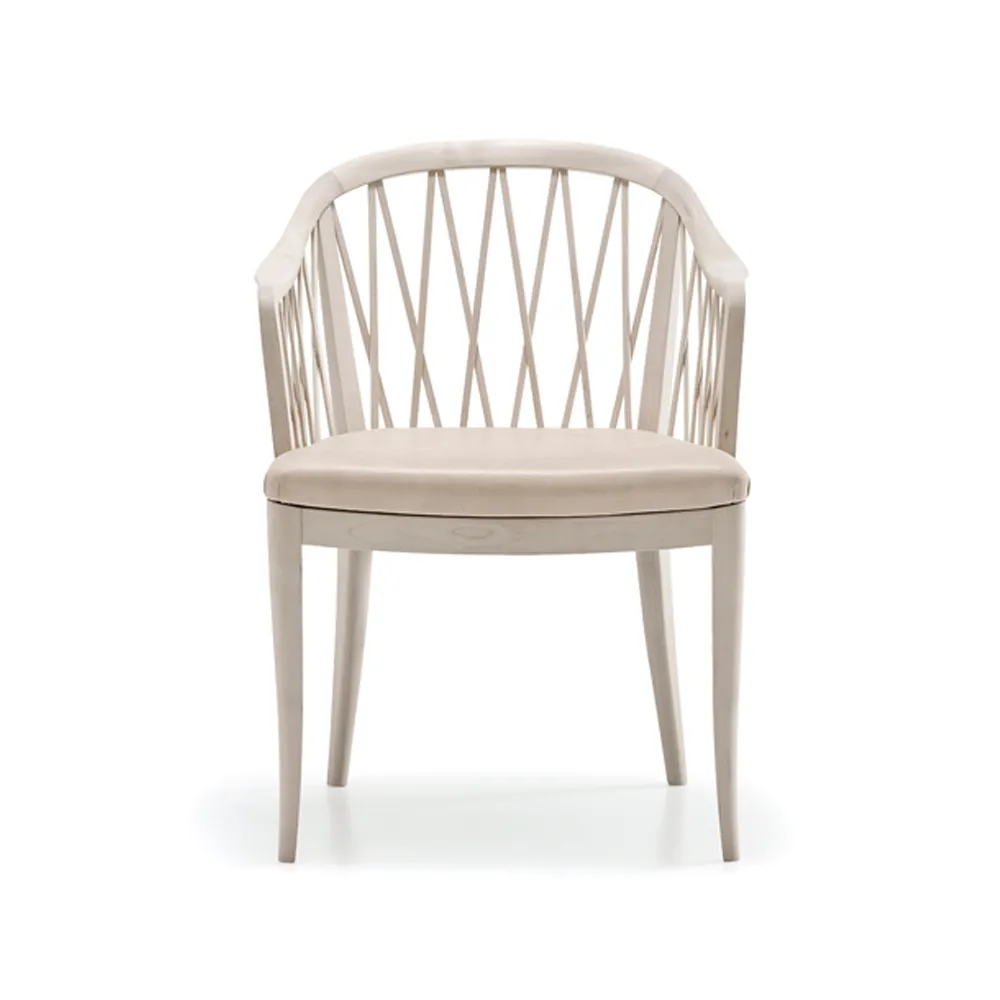 Stolab Widemar käsinojallinen tuoli Nahka tärnsjö luonnonvärinen, öljytty koivu