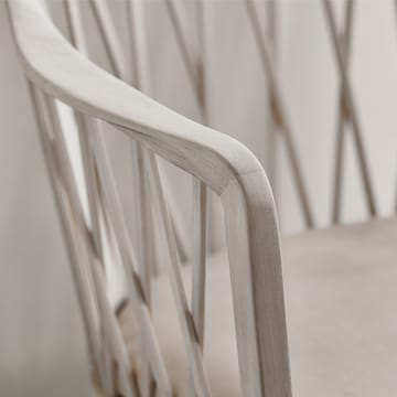 Widemar käsinojallinen tuoli - Nahka tärnsjö luonnonvärinen, öljytty koivu - Stolab