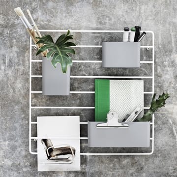 Grid organizer 3 osaa - harmaa - String
