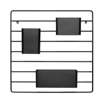 Grid organizer 3 osaa - musta - String