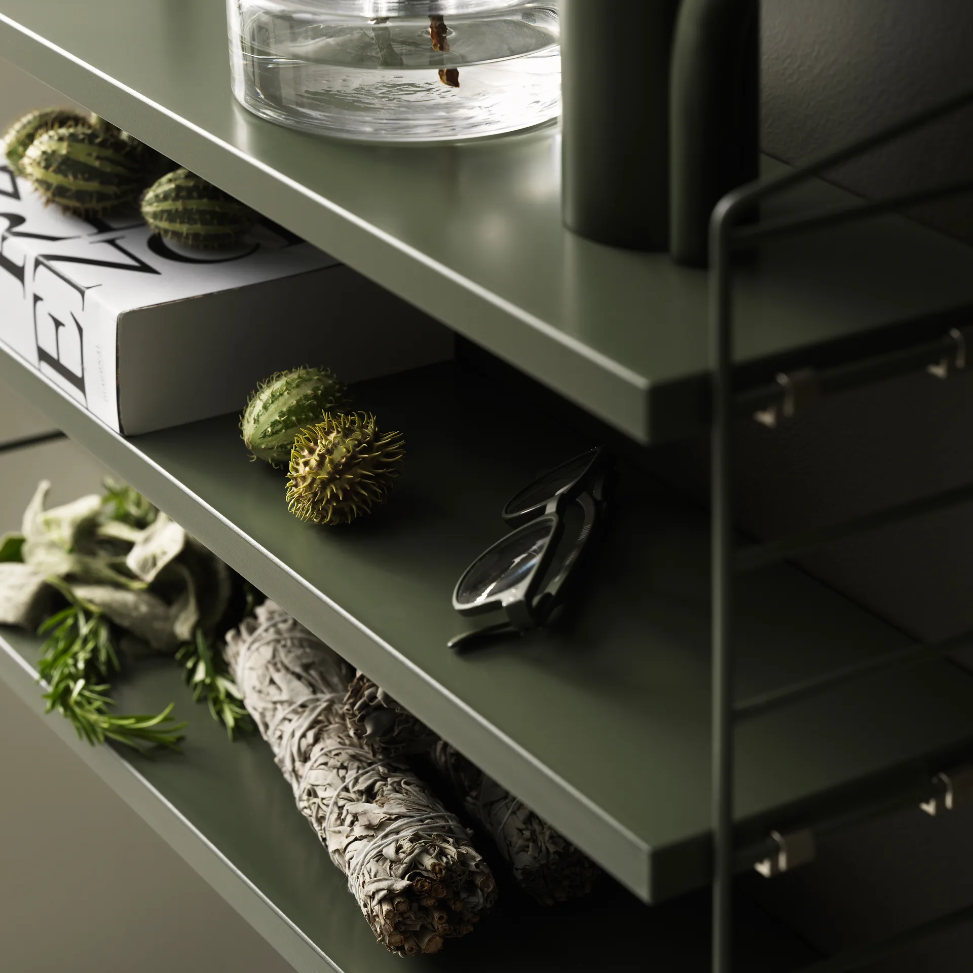 String-hylly Pocket sage, Sage (vihreä) String