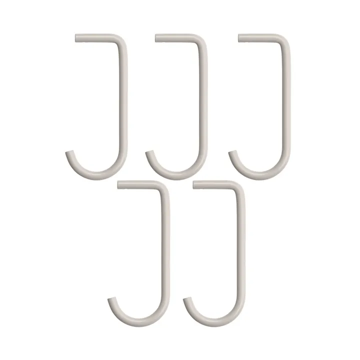 String J-koukku 5 kpl - Beige - String