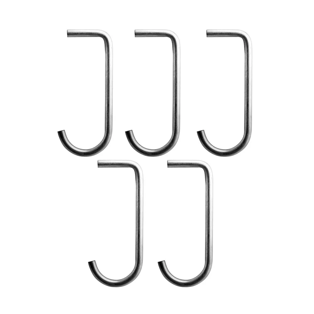String J-koukku 5 kpl, Ruostumaton teräs String