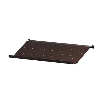 String kenkähylly metalli - Tummanruskea, 58x30 cm - String