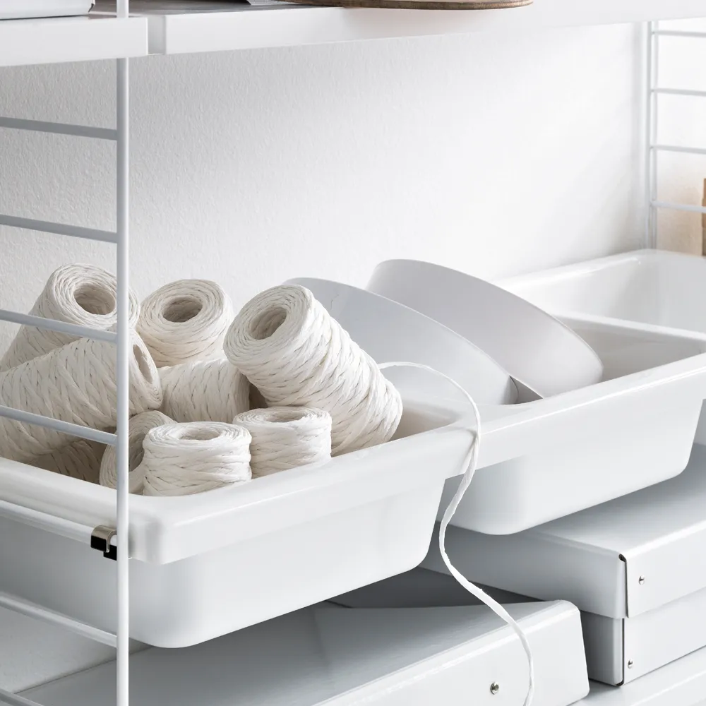 String kuppihylly, Beige, 78x30 cm String