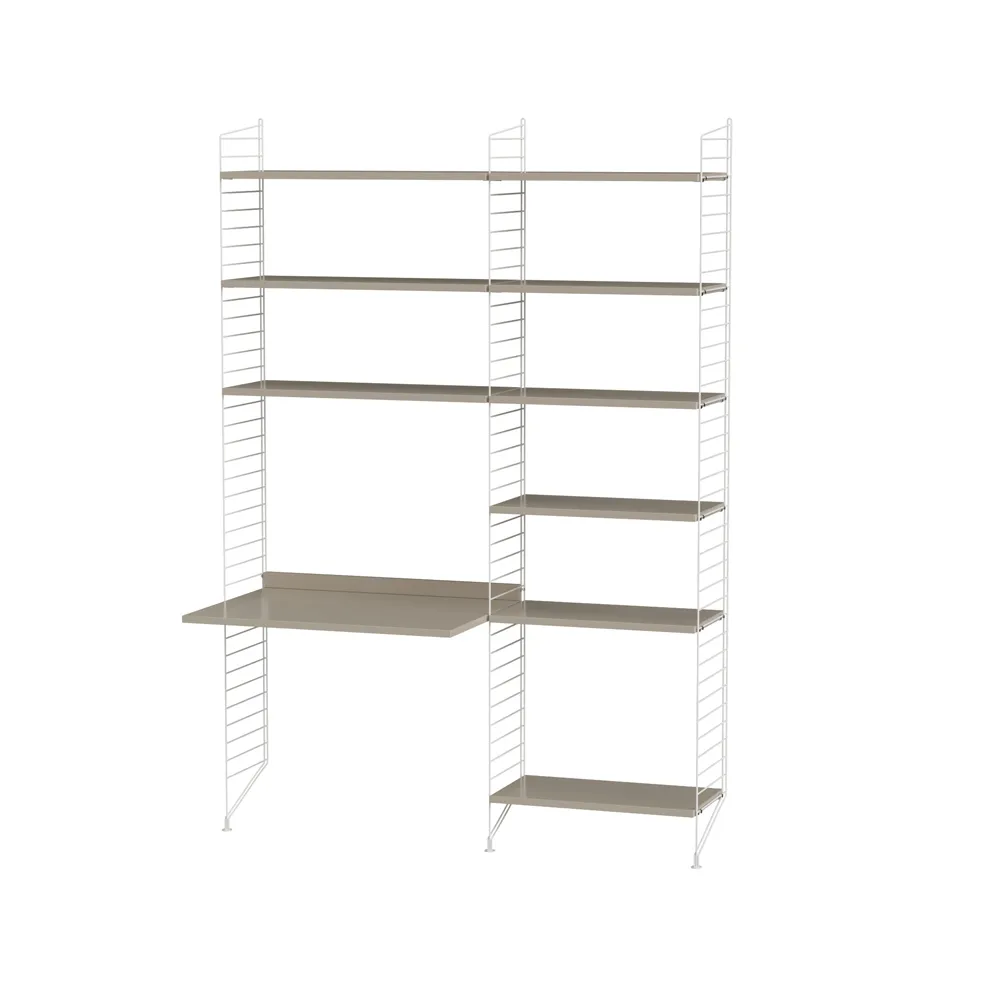 String lastenhuone beige & valkoinen - Yhdistelmä D String