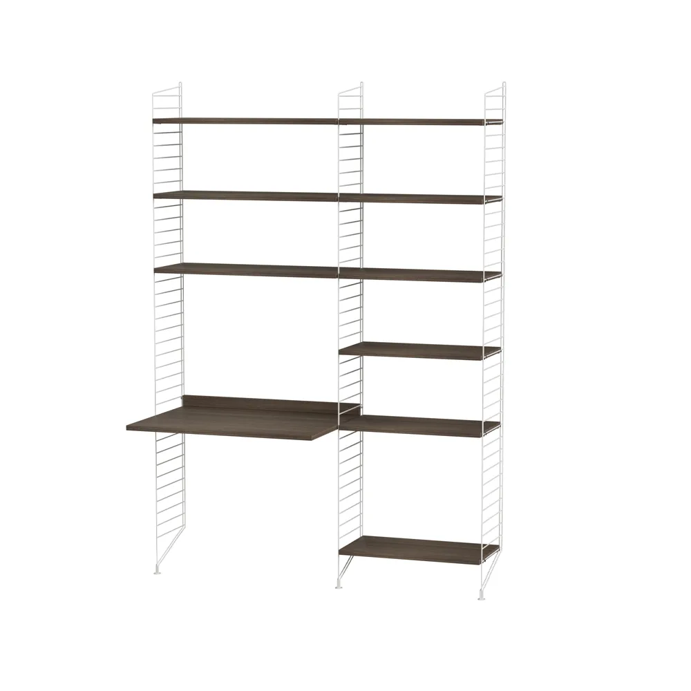 String lastenhuone pähkinä & valkoinen - Yhdistelmä D String