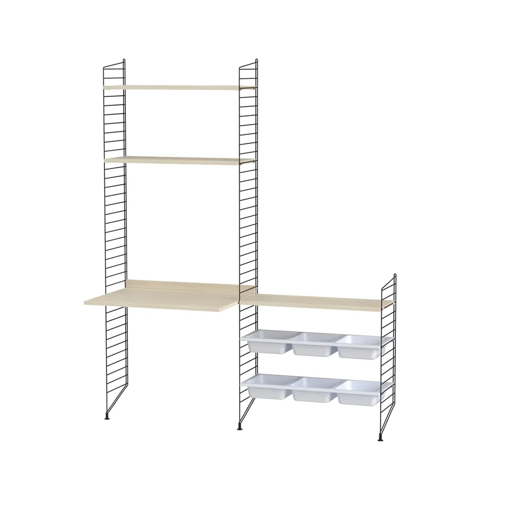 String lastenhuone saarni & musta - Yhdistelmä E String