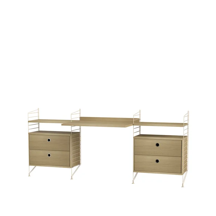 String lastenhuone tammi & beige - Yhdistelmä C - String