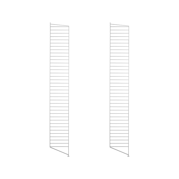 String lattiakaide, harmaa, 200x30 cm, 2 kpl String