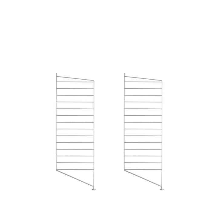 String lattiakaide, harmaa, 85x30 cm, 2 kpl String