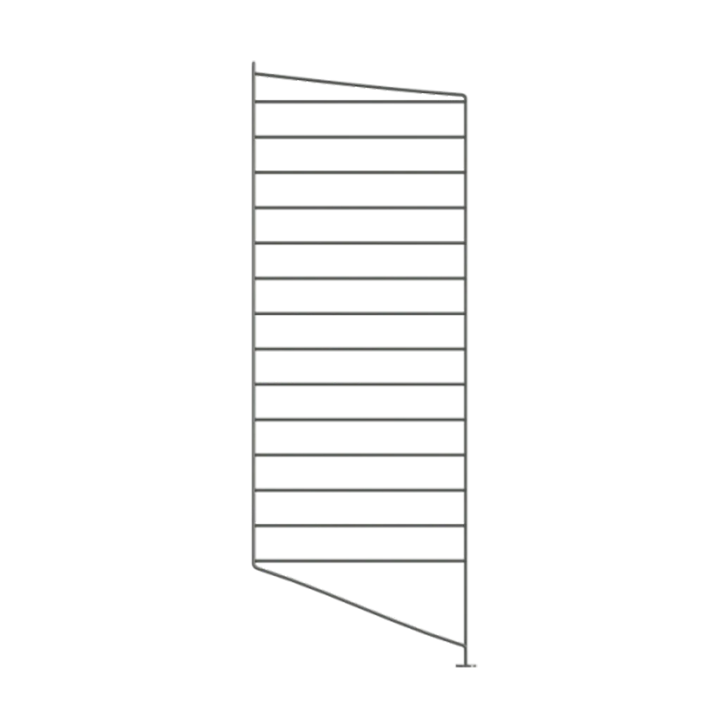 String lattiakaide, Tummanharmaa, 85x30 cm, 1-pakkaus String