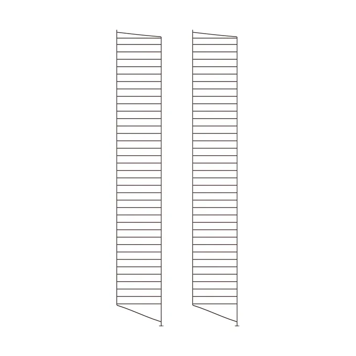 String lattiakaide - Tummanruskea, 200x30 cm, 2-pack - String