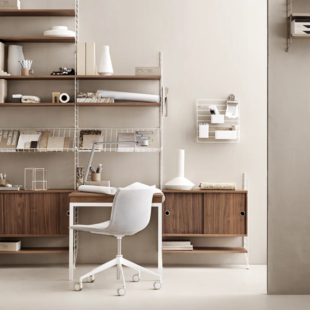 String lattiakaide, valkoinen, 85x30cm, 1 kpl String