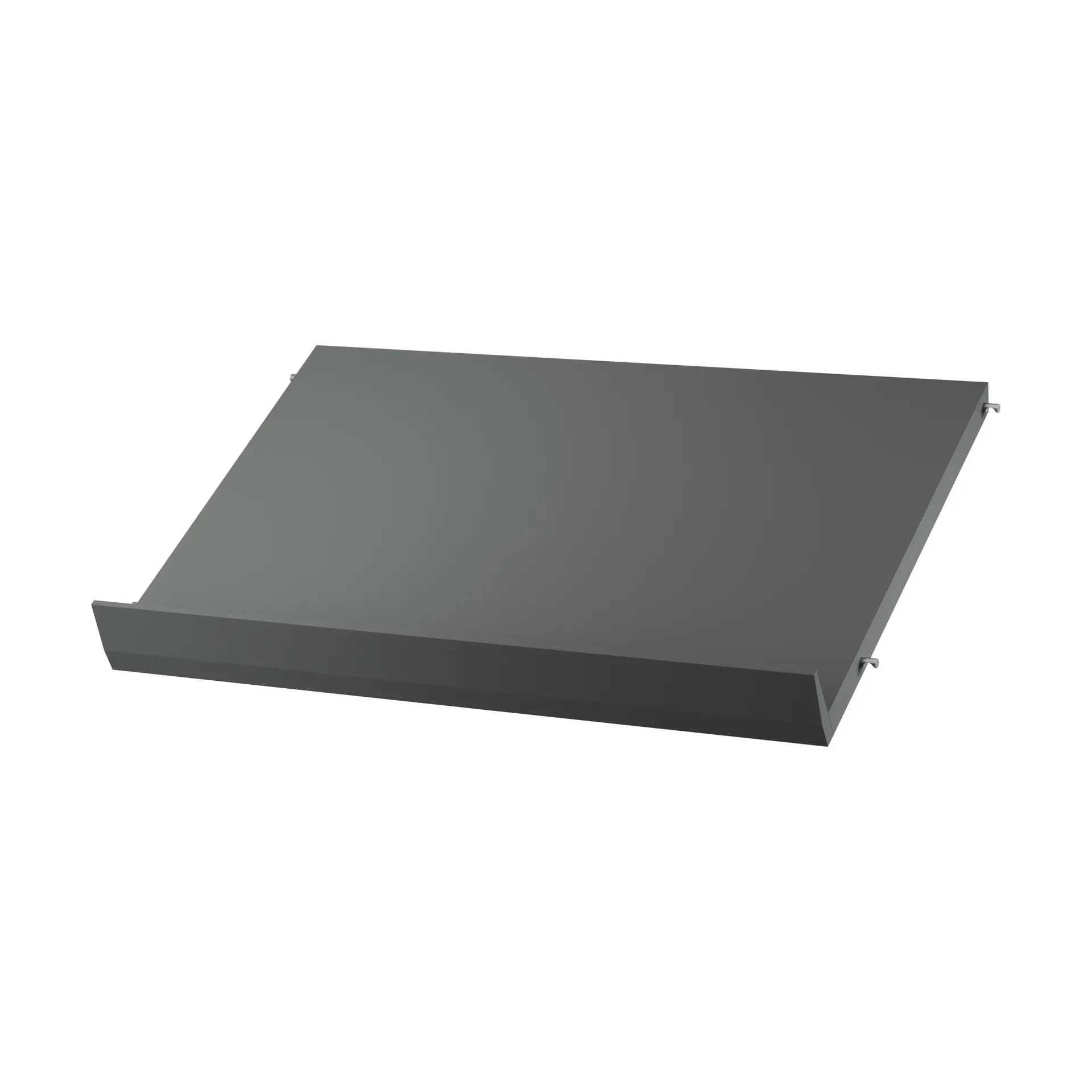 String lehtihylly puu, Tummanharmaa, 58x30 cm String