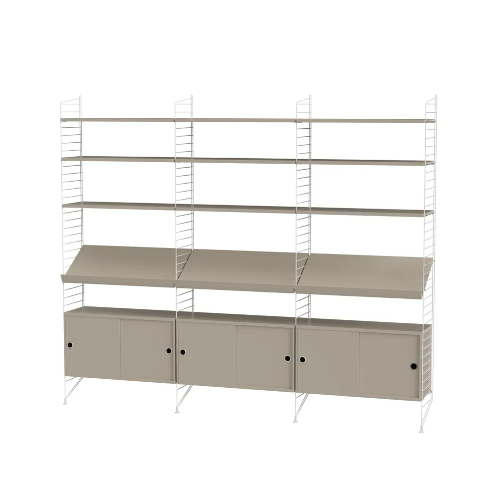 String olohuone beige & valkoinen - Yhdistelmä G String