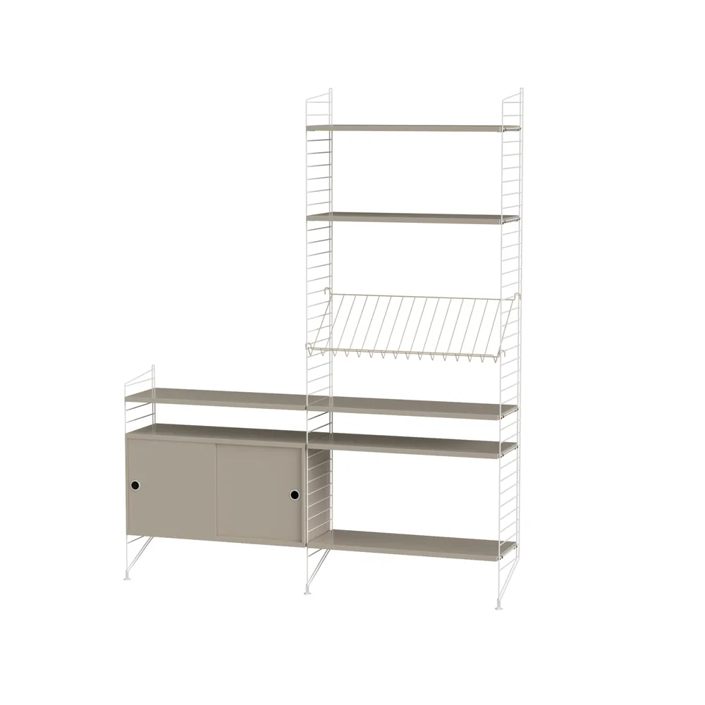 String olohuone beige & valkoinen - Yhdistelmä K String