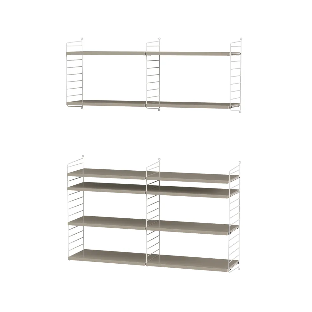 String olohuone beige & valkoinen - Yhdistelmä N String