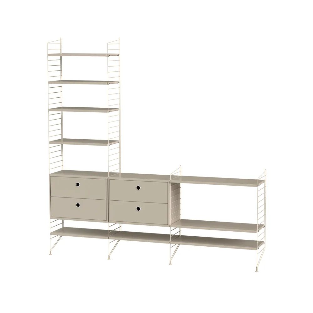 String olohuone beige - Yhdistelmä J String