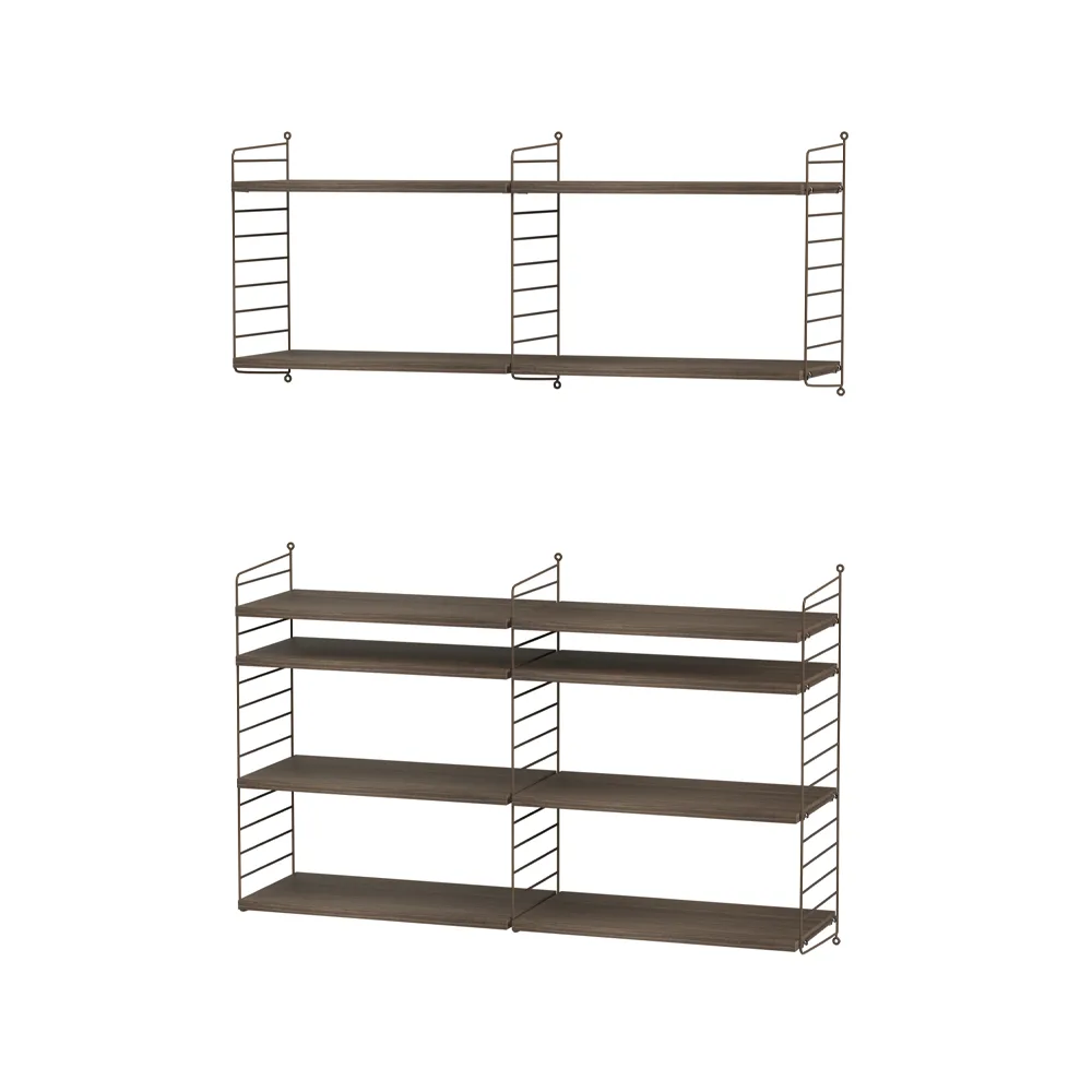 String olohuone pähkinä & ruskea - Yhdistelmä N String