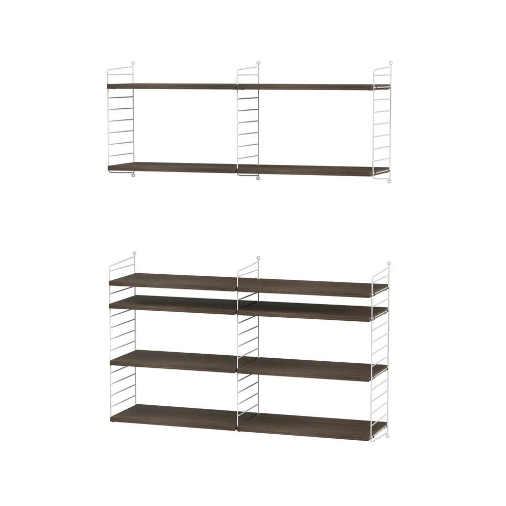 String olohuone pähkinä & valkoinen - Yhdistelmä N String