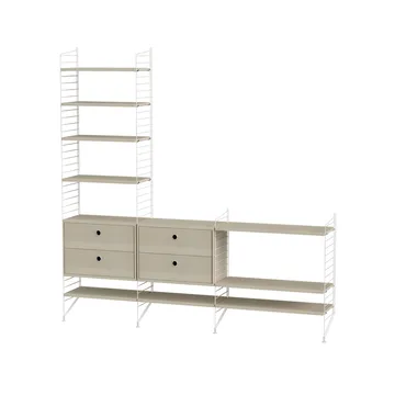 String olohuone saarni & valkoinen - Yhdistelmä J - undefined - String