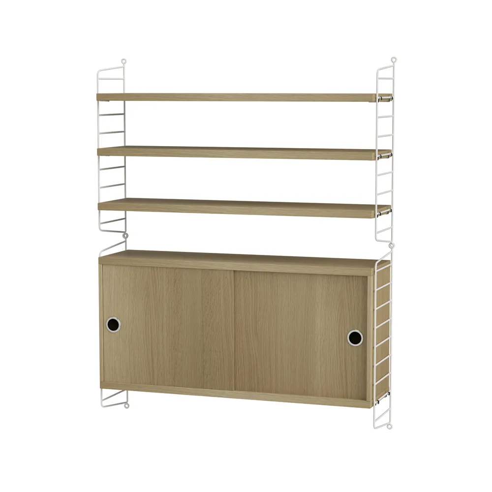 String olohuone tammi & valkoinen - Yhdistelmä I String