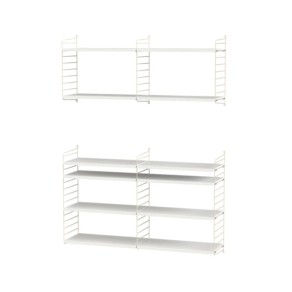 String olohuone valkoinen & beige - Yhdistelmä N String