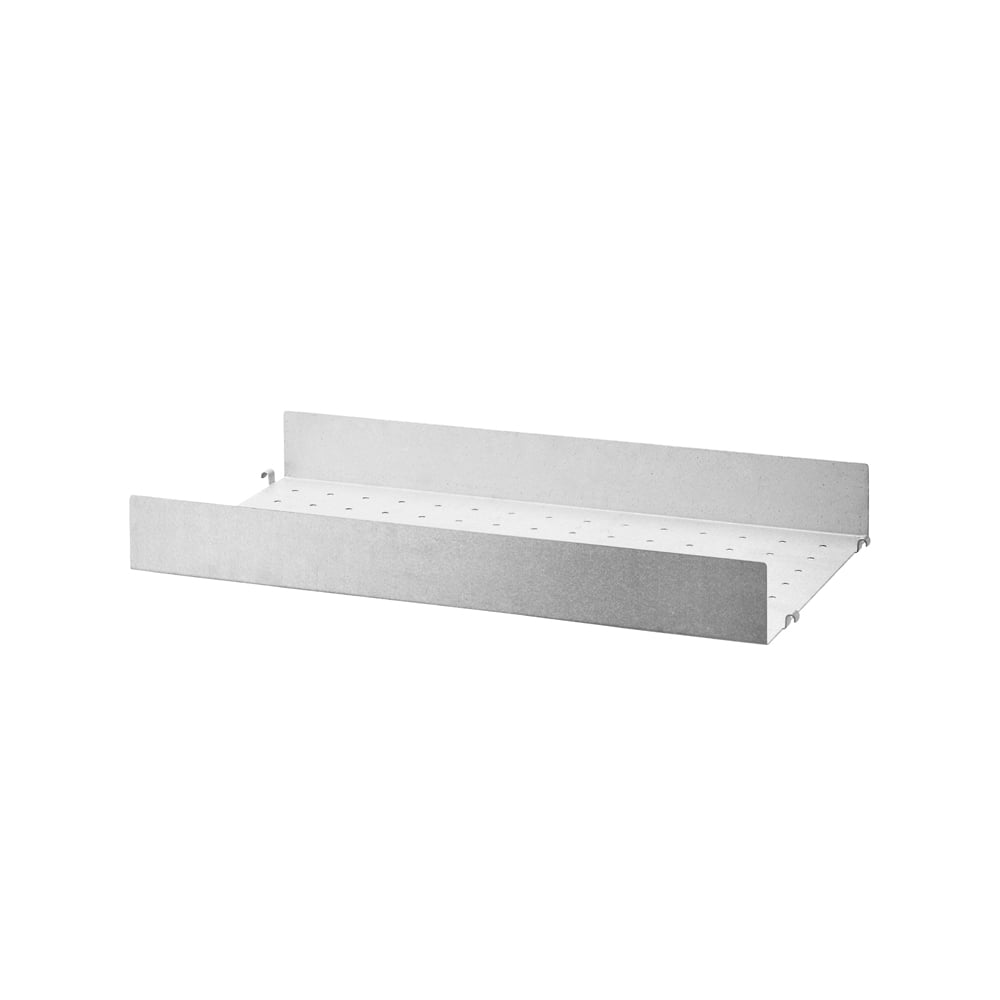 String Outdoor hyllytasot Galvanoitu-58x30 cm-korkea reuna