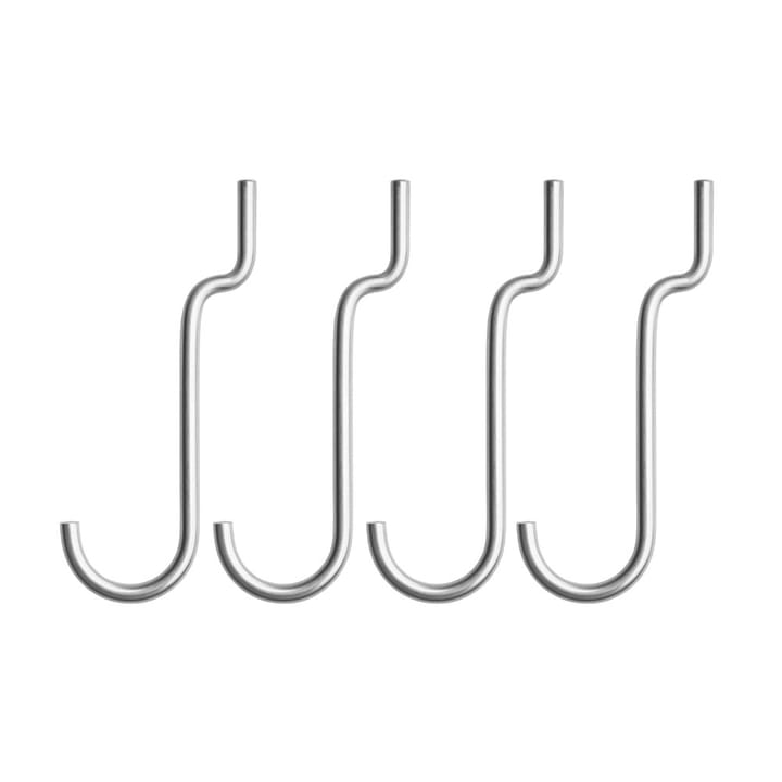 String Outdoor Vapaasti seisova koukku, ruostumaton teräs, 4 kpl String