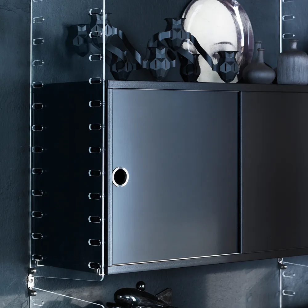 String Plex seinäpääty, läpinäkyvä, 50x30 cm, 1 kpl String