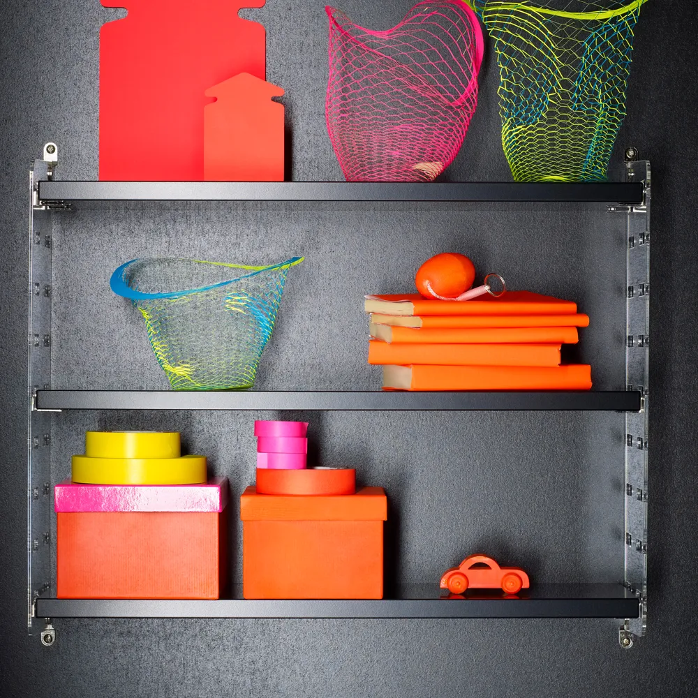 String Plex seinäpääty, läpinäkyvä, 50x30 cm, 2 kpl String