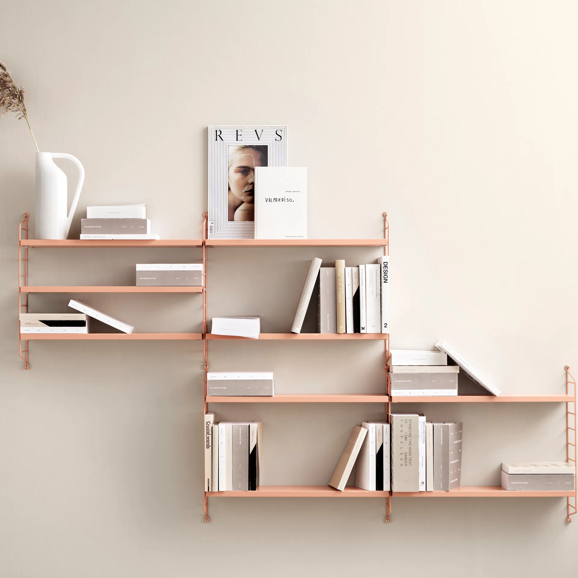 String Pocket hylly blush, Blush (vaaleanpunainen) String