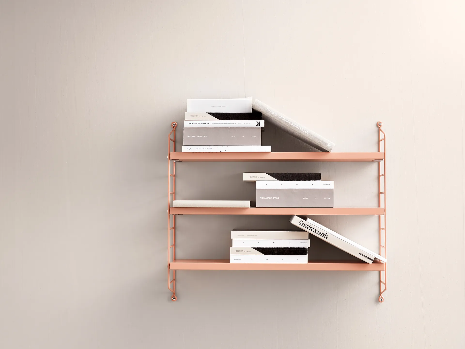 String Pocket hylly blush, Blush (vaaleanpunainen) String