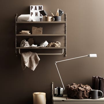 String Pocket hylly metalli - Taupe - String