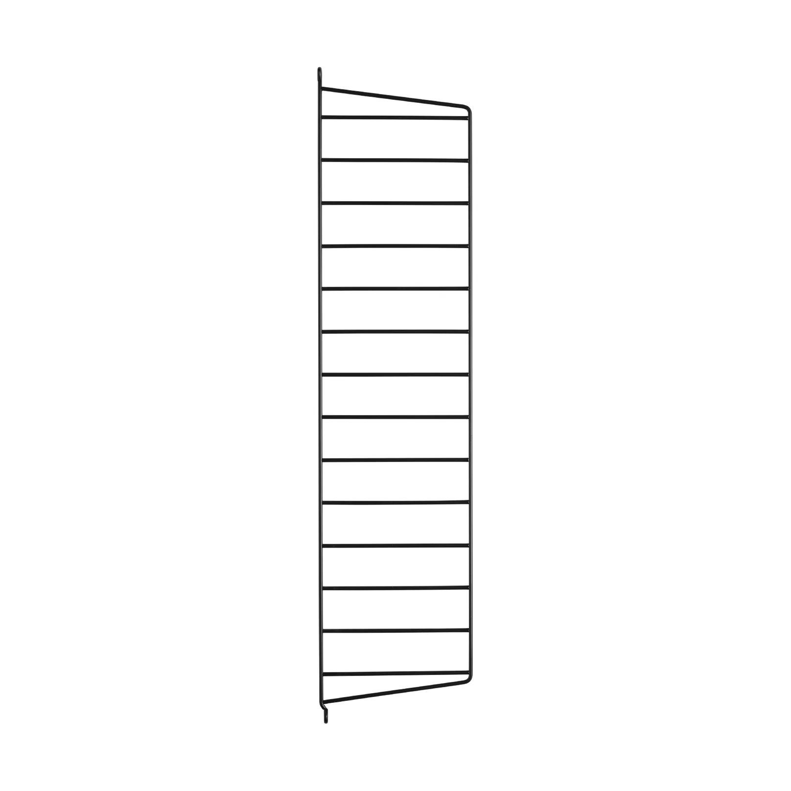 String seinäpääty, Musta, 75x20 cm, 1 pakkaus String