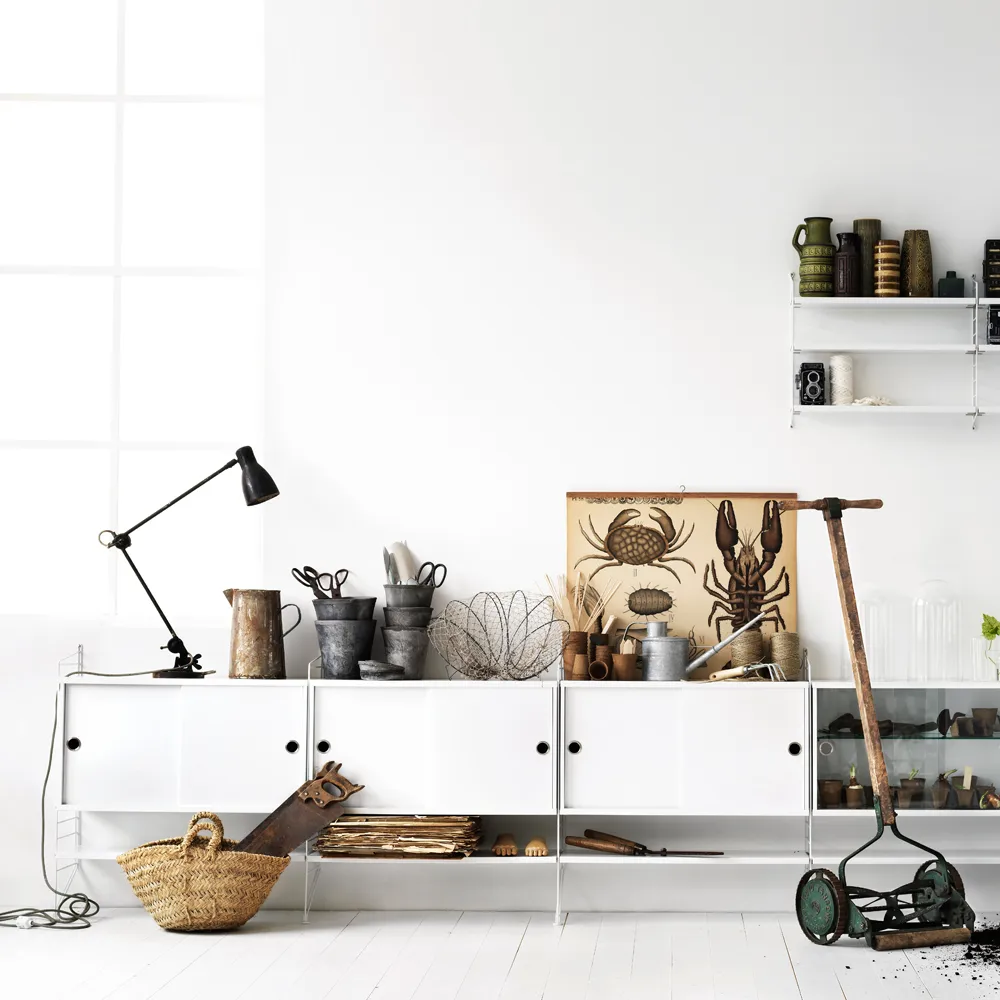 String seinäpääty, Ruskea, 50x30 cm, 2 pakkaus String