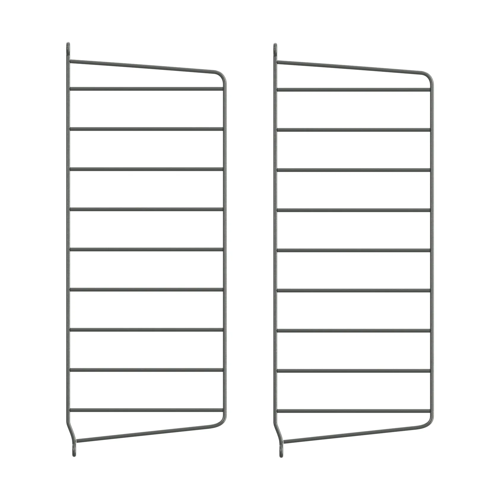 String seinäpääty, Tummanharmaa, 50x20 cm, 2-pakkaus String