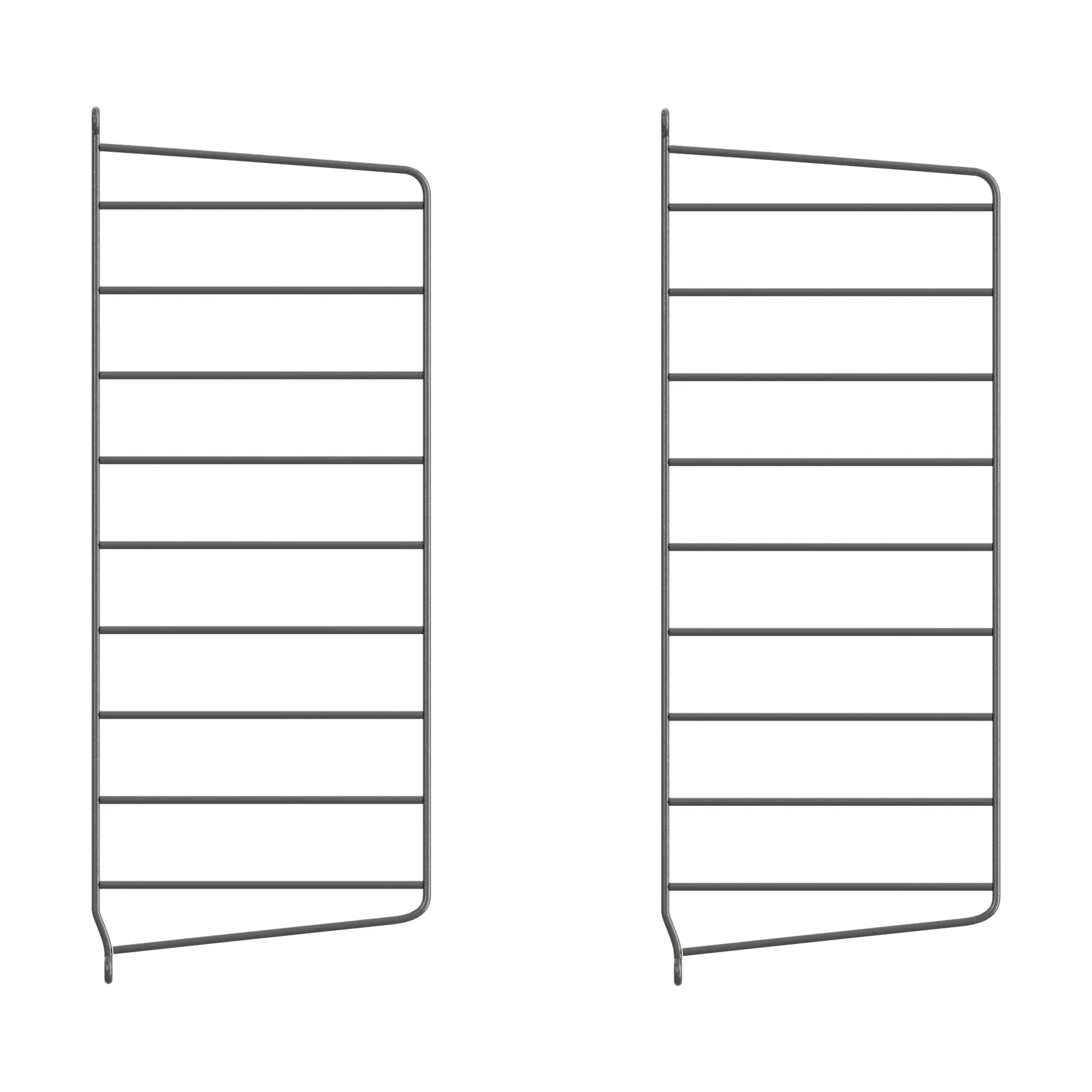 String seinäpääty, Tummanharmaa, 50x20 cm, 2-pakkaus String