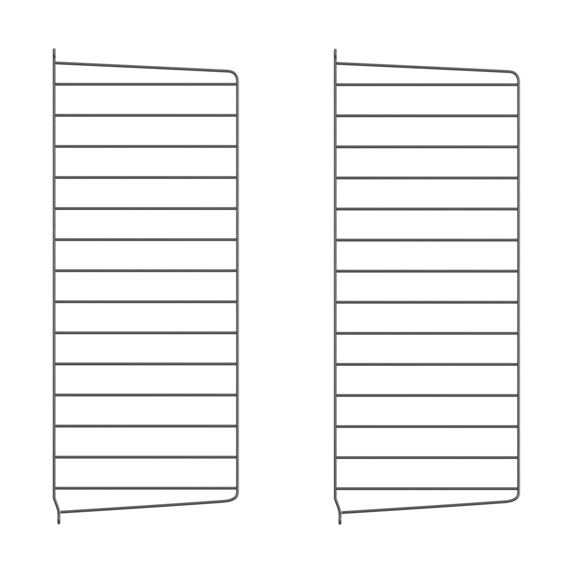 String seinäpääty, Tummanharmaa, 75x30 cm, 2-pakkaus String