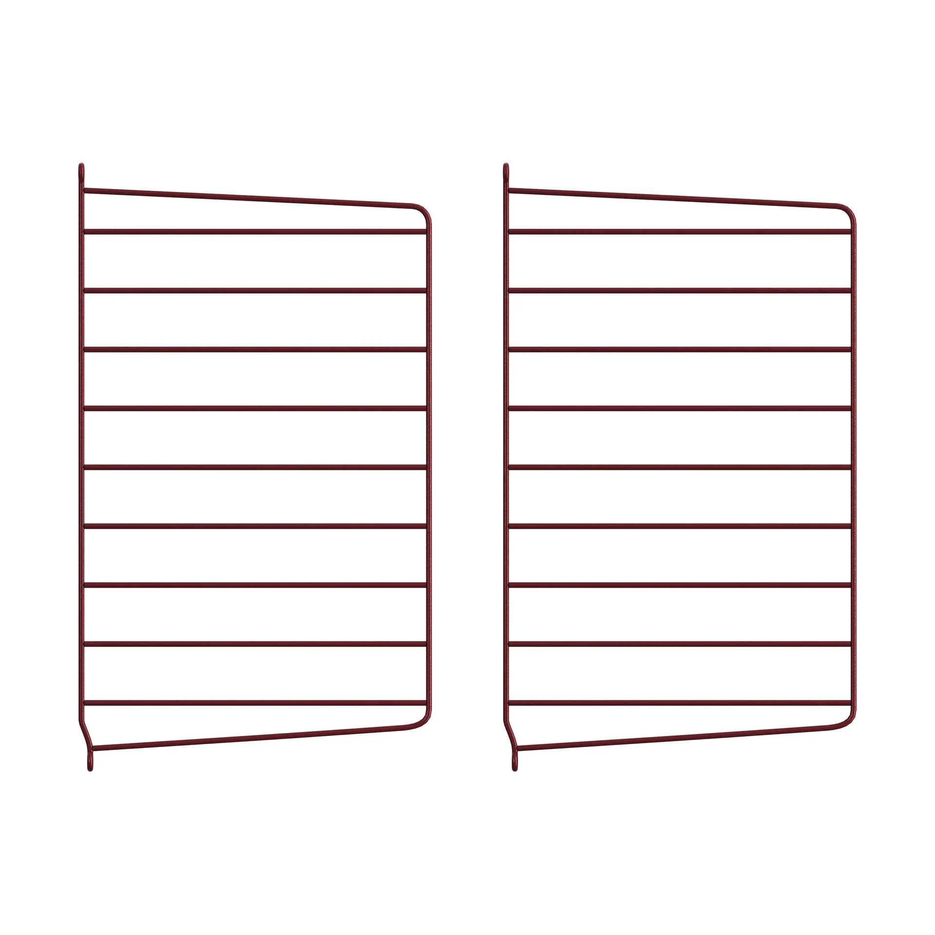 String seinäpääty, Tummanpunainen, 50x30 cm, 2-pack String