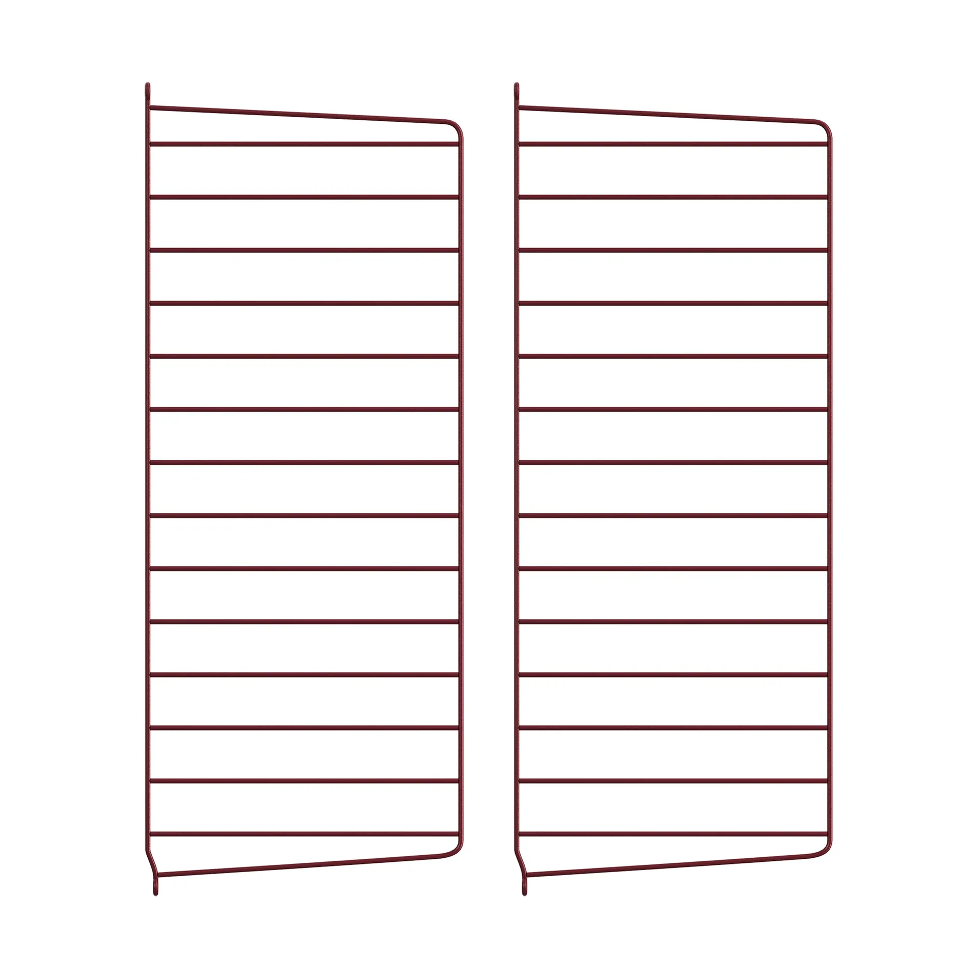 String seinäpääty, Tummanpunainen, 75x30 cm, 2-pack String