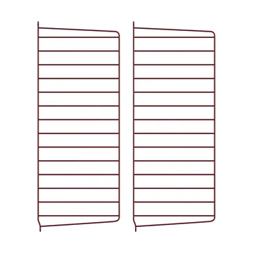 String seinäpääty - Tummanpunainen, 75x30 cm, 2-pack - String