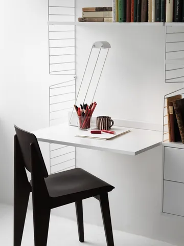 String seinäpääty - Valkoinen, 75x30 cm, 1 pakkaus - String